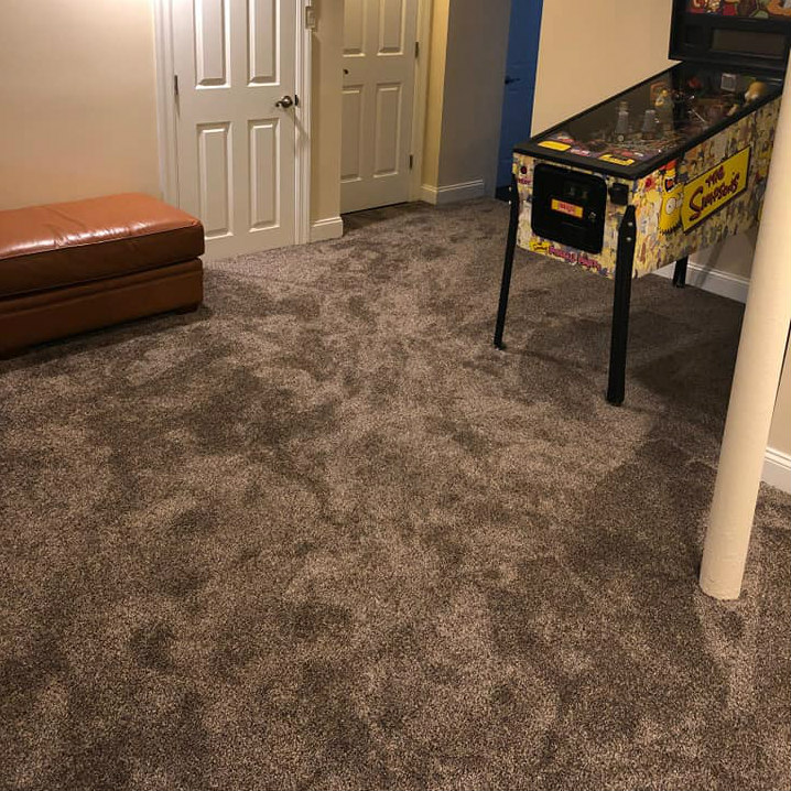 Basement carpet installation 2